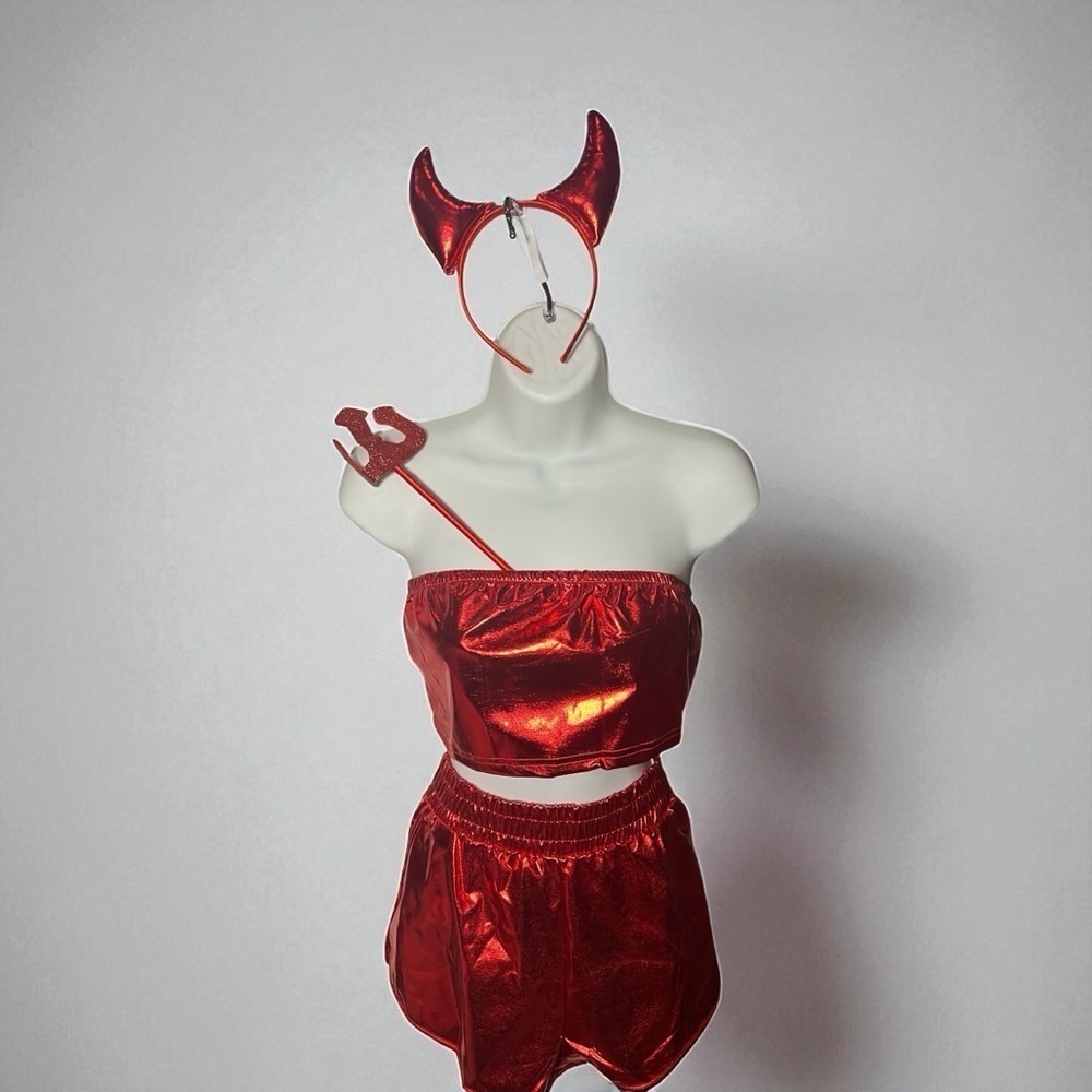 Women’s Metallic Devil Cosplay Costume – XL, NWOT - Picture 7 of 7